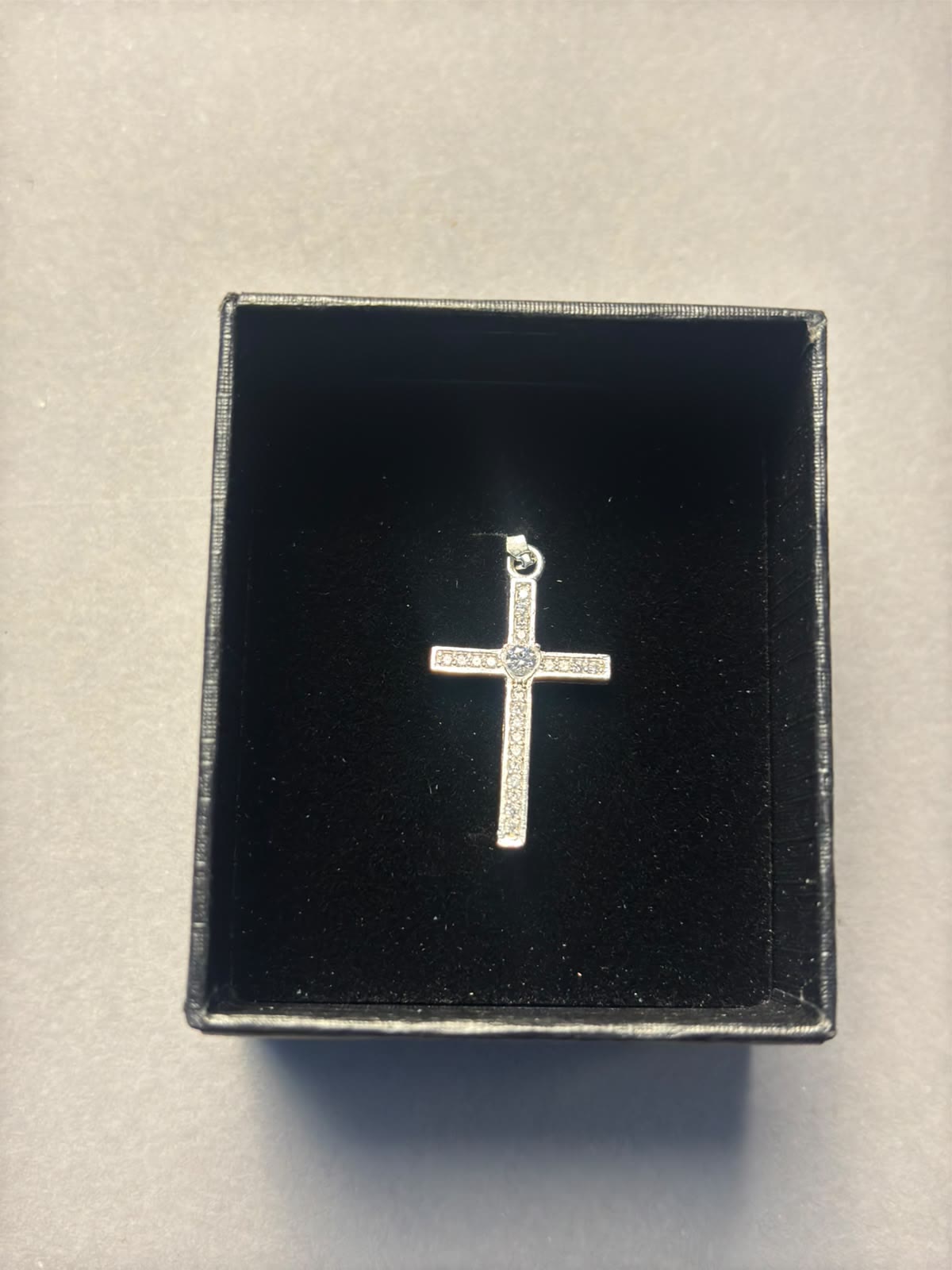 Dije Cruz Grande de Plata